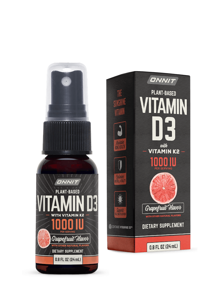 Vitamin D3 Spray with Vitamin K2 In MCT Oil