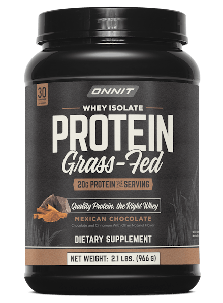 Grass Fed Whey Isolate Protein - Mexican Chocolate (30 Serving Tub)