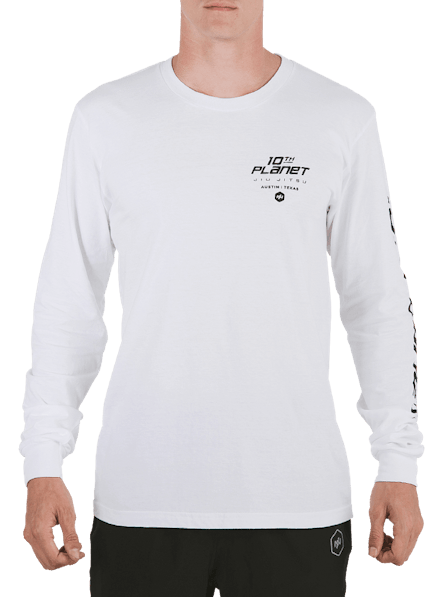 10P Arm Bar Longsleeve T-Shirt White/Black