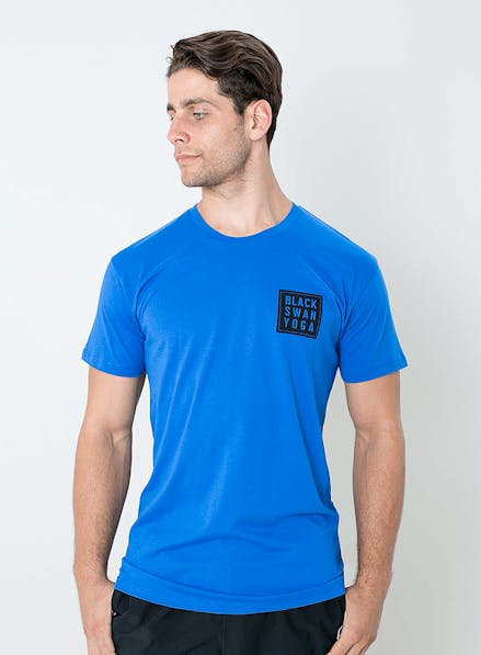 BSY Block Logo T-Shirt Royal Blue