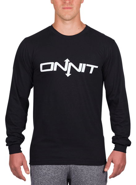 Onnit Type Longsleeve T-Shirt Black/White