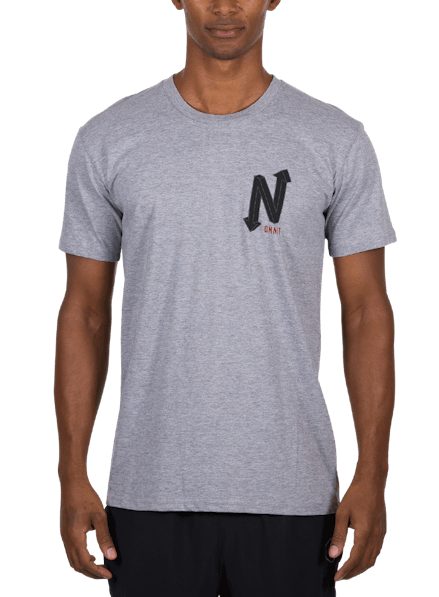 Onward & Upward T-Shirt Gray Heather/Black