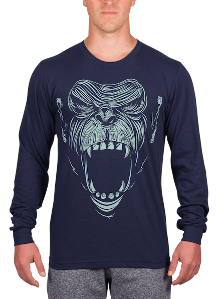 Primal Longsleeve T-Shirt Navy/Mint