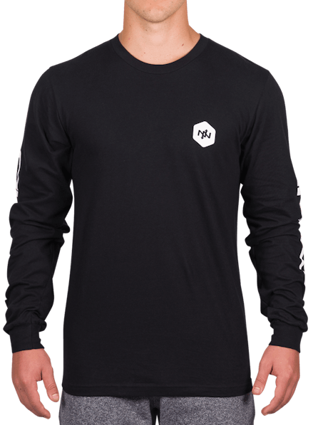 Swift Type Longsleeve T-Shirt Black/White