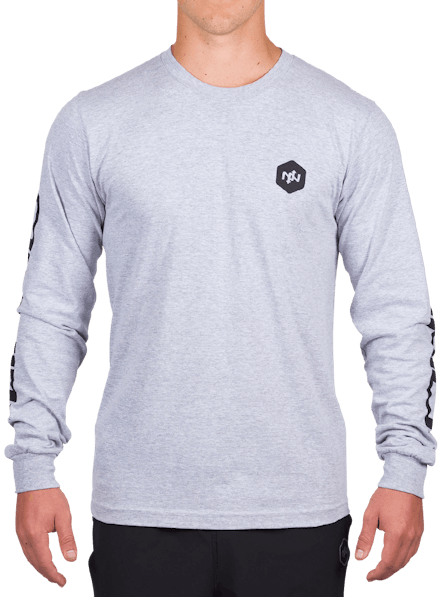 Swift Type Longsleeve T-Shirt Gray Heather/Black