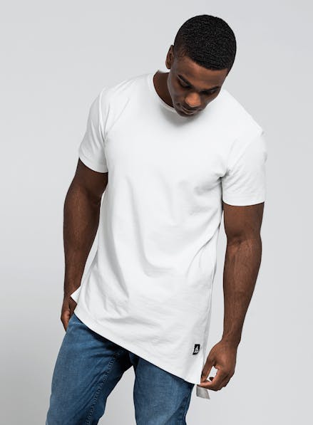 Asymmetric Tee Ivory