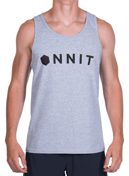 Hardware Contact Tank Top Gray Heather/Black