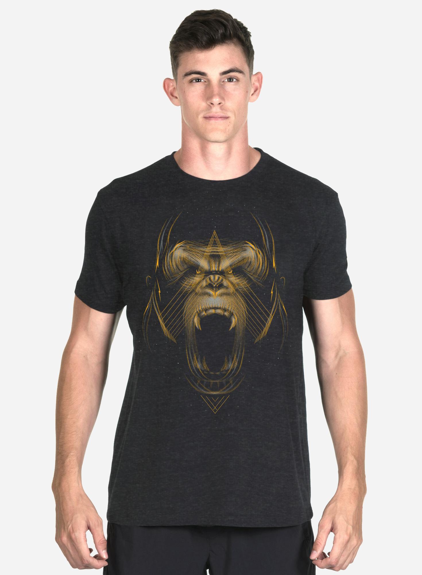 Golden Gorilla Tri-Blend T-Shirt