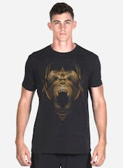 Golden Gorilla Tri-Blend T-Shirt Hero Image