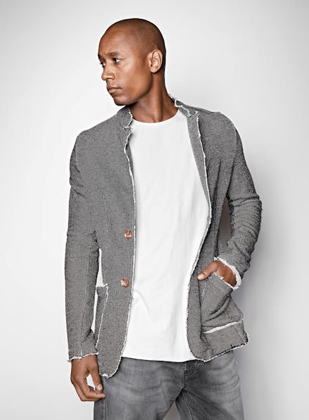 Knit Blazer After Dark