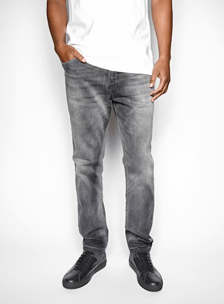 Sweat-Jeans Charcoal Gray