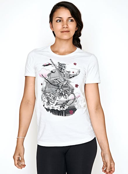 Primal Samurai Women's T-Shirt White/Multi