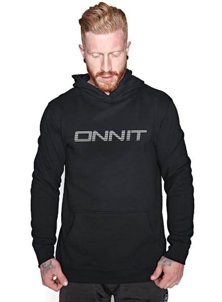 Onnit Linear Pullover Hoodie Black/Reflective