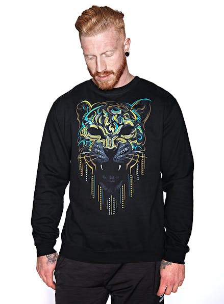 Jaguar Crew Sweatshirt Black/Multi