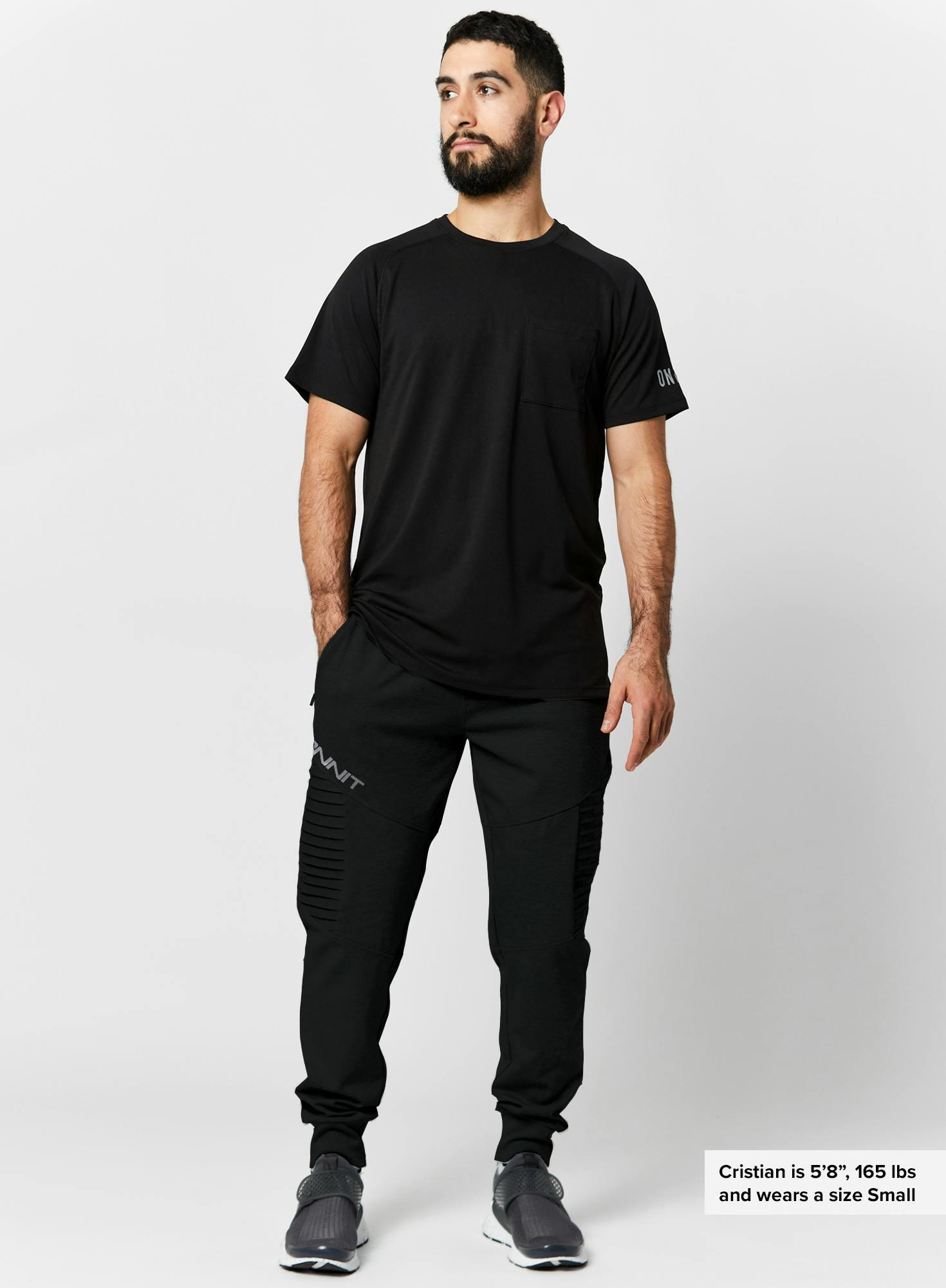 workout technical zip jogger