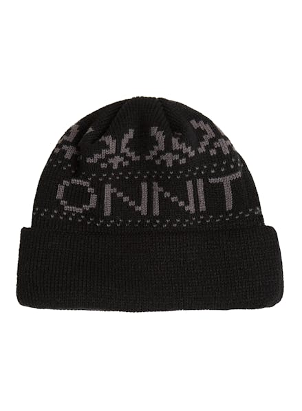 Onnit Fair Isle Beanie Black/Gray