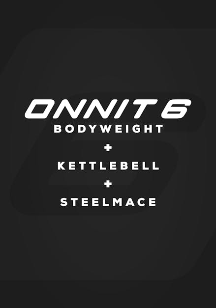 Onnit 6 - Bodyweight (Digital) + Kettlebell (Digital) + Steel Mace (Digital)
