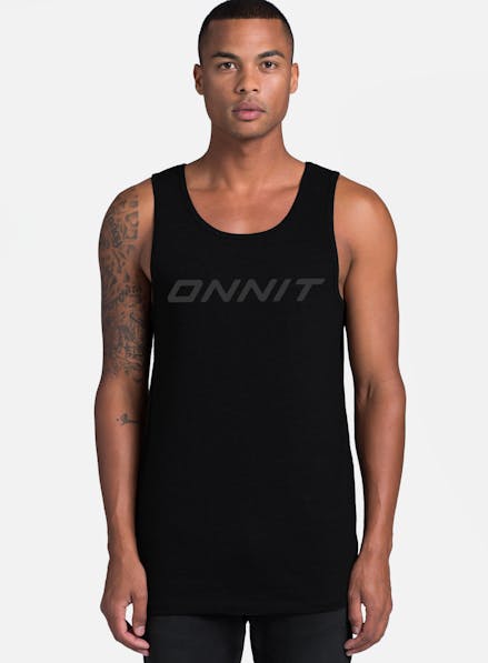 Banded Helix Vert Tank Black/Gray