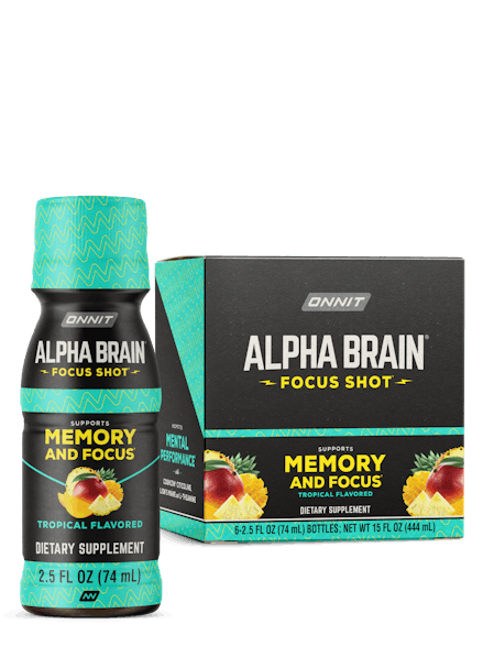 Alpha BRAIN® Focus Shot - Tropical (2.5 fl oz, 6 ct)