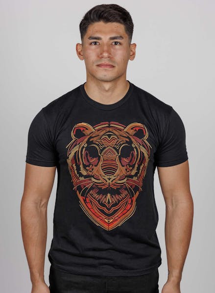 Spirit of the Tiger T-Shirt Black/Multi