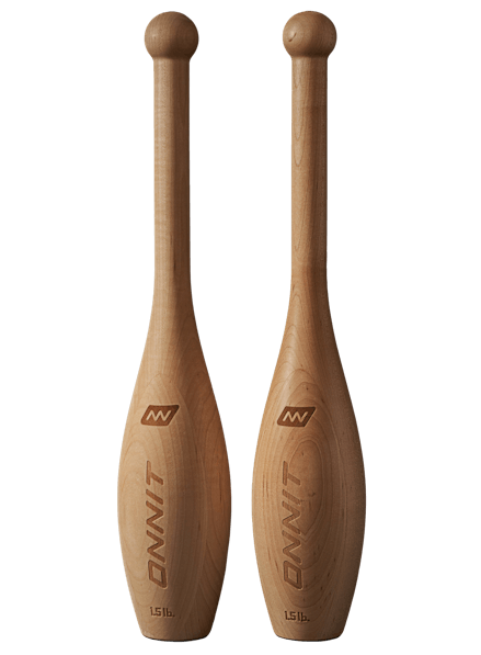 1.5 lb Wooden Club (Pair)