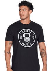 Badge T-Shirt – Chimp Hero Image