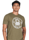 Badge T-Shirt - Orangutan Military/White