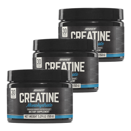 Bundle - 3x Creatine - Unflavored (30 Serving Tub)