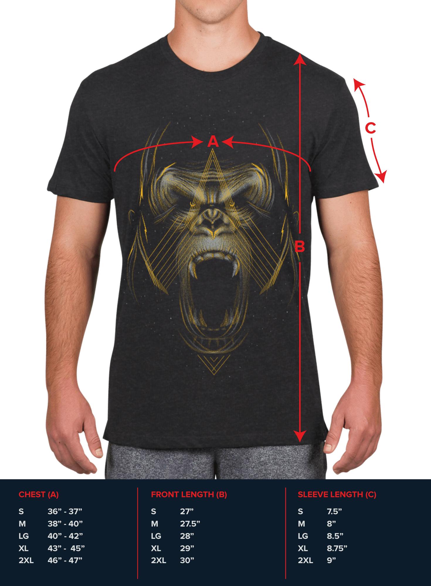 Golden Gorilla Tri-Blend T-Shirt Bonus Image