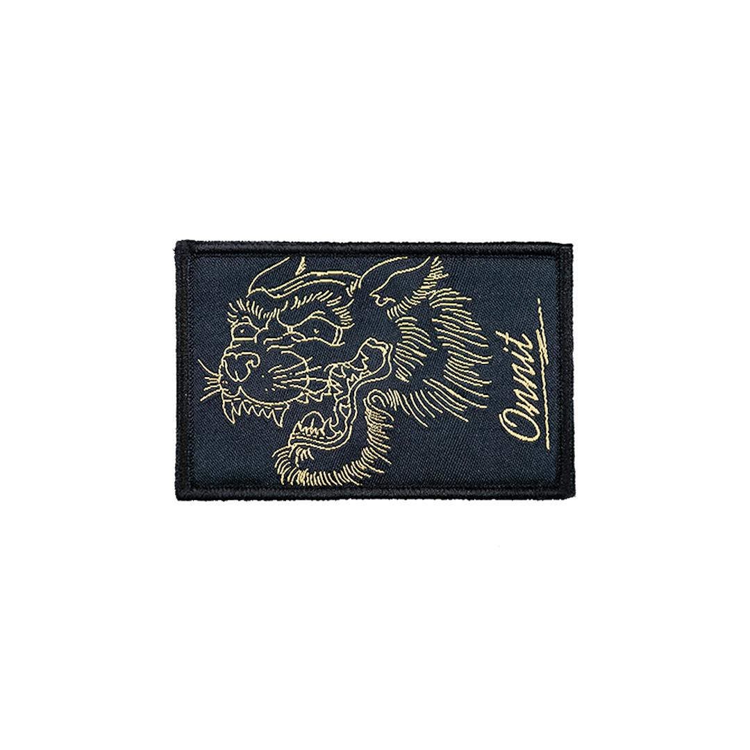 Tiger Charge Patch Black/Gold - One Size