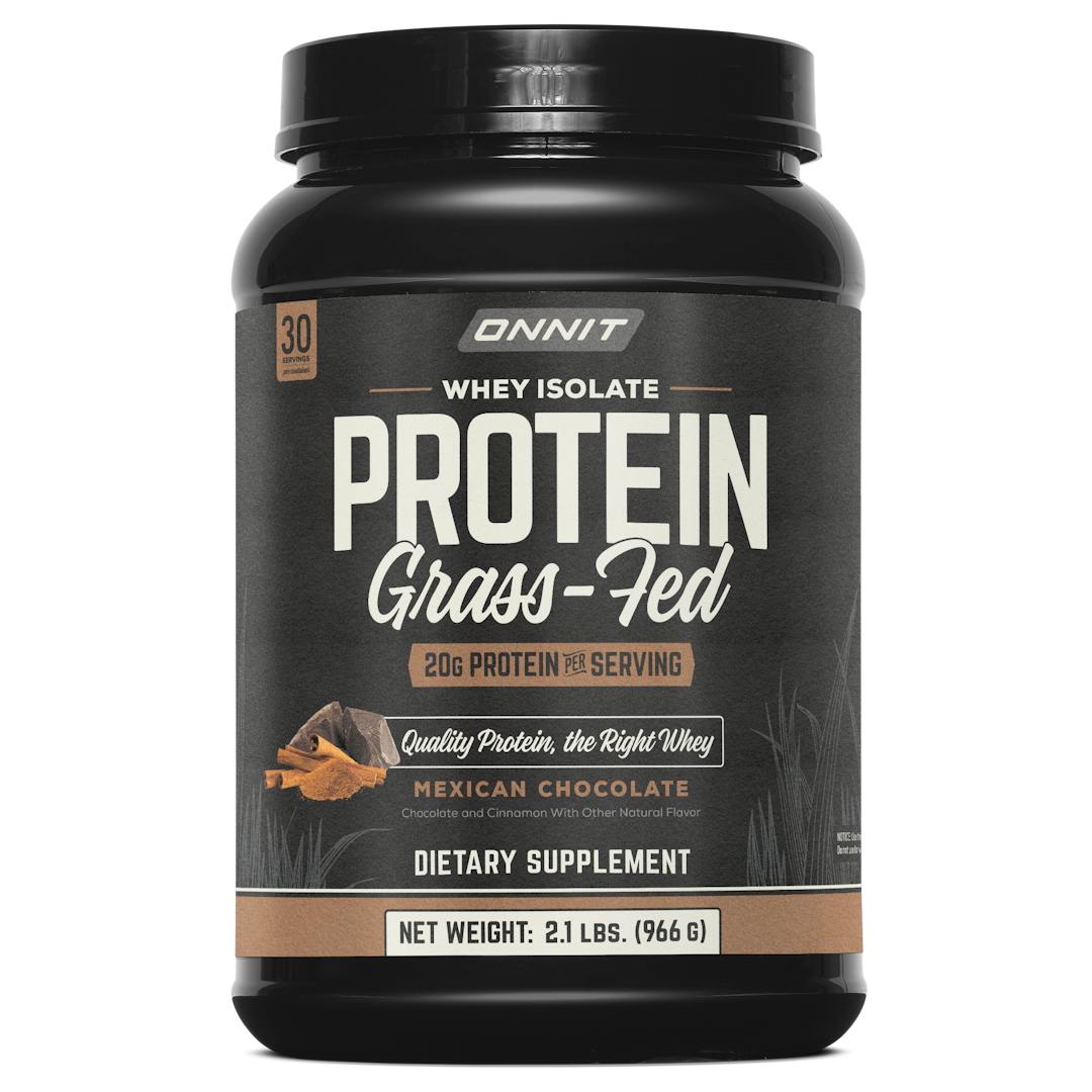Grass Fed Whey Isolate Protein - Mexican Chocolate (30 Serving Tub)