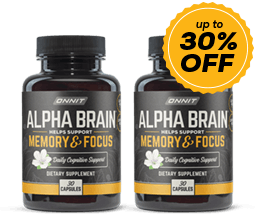 Two pack of Alpha brain 30 count.