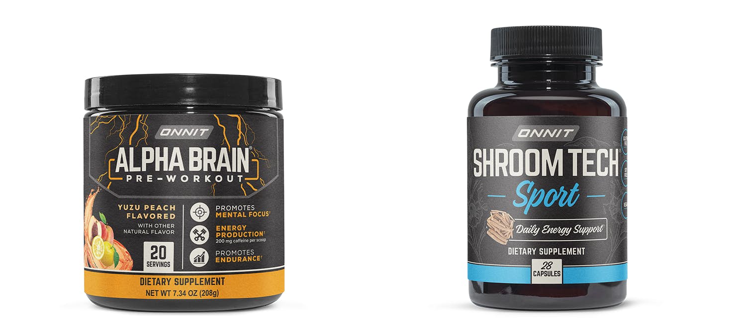 Onnit on X: Fueling success with the ultimate trio: Alpha BRAIN for mental  clarity 🧠, Alpha BRAIN Pre-Workout for unstoppable energy 💪, and New MOOD  for a balanced mind. Your daily essentials