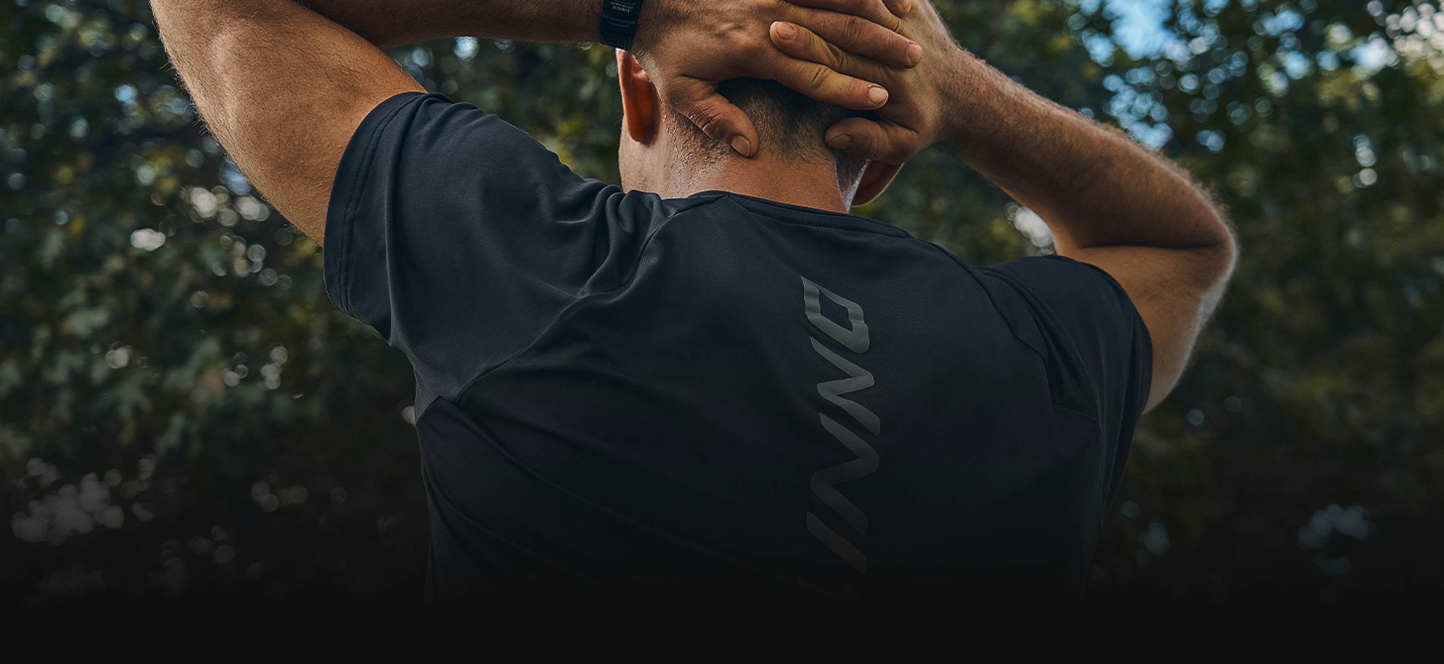 Man resting from exercising