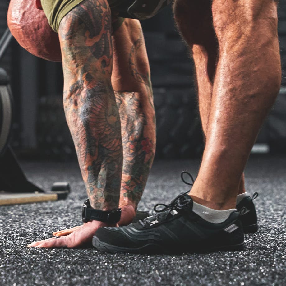 Person stretching