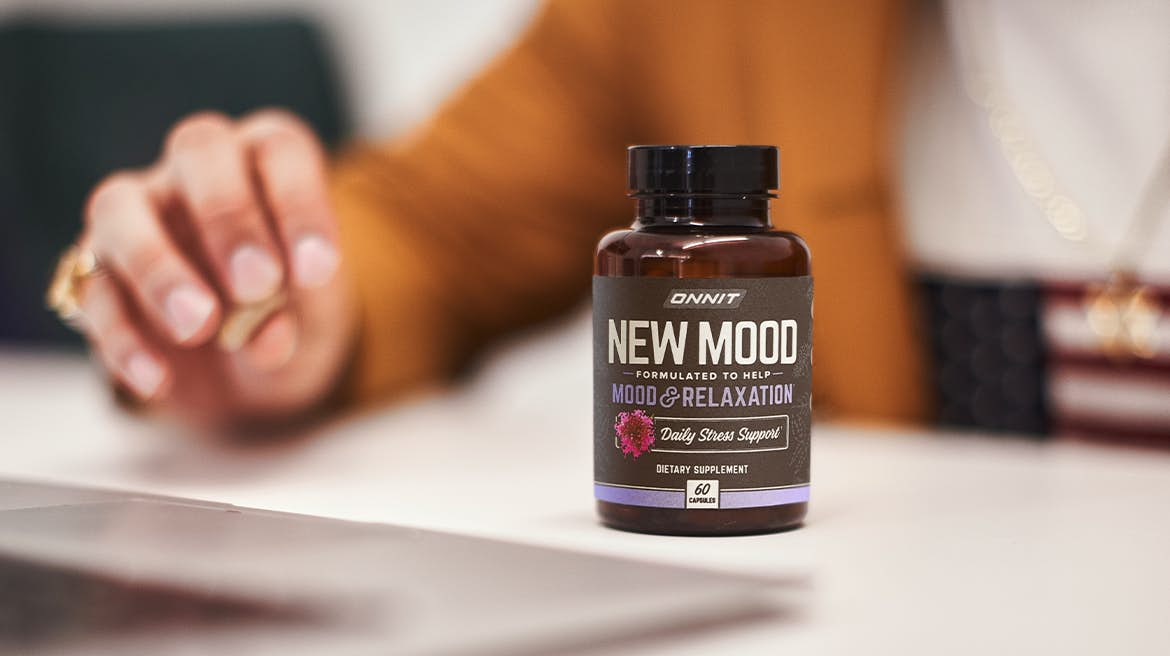 man at desk with new mood