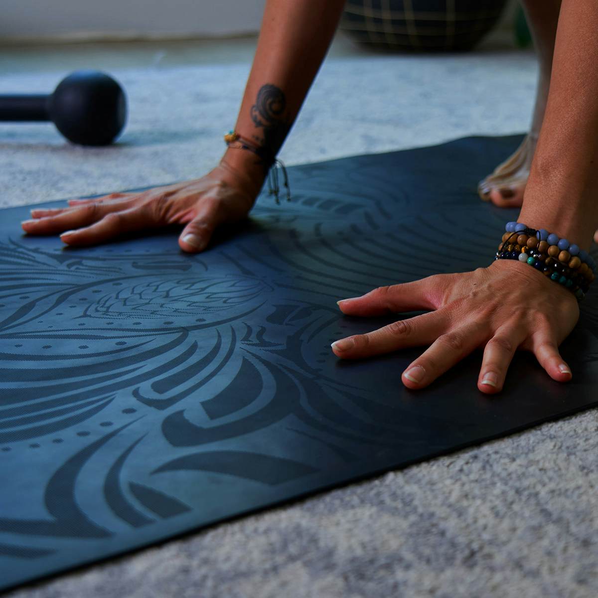 Yoga Mat in black  Off-White™ Official DO